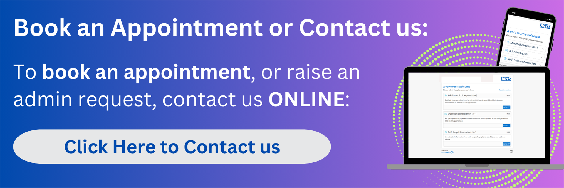 Contact Us Online